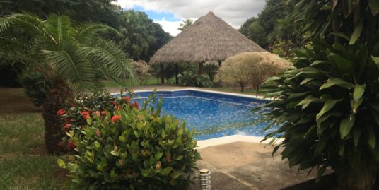 CARRETERA SUR. LINDA CASA CON PISCINA Y HERMOSO JARDÍN EN ALQUILER
