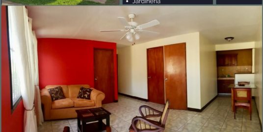 CARRETERA SUR. LINDO APARTAMENTO SEMI AMUEBLADO CON 2 HABITACIONES.