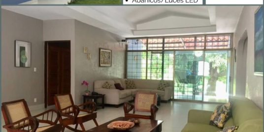 CARRETERA SUR. LINDA Y AMPLIA CASA CON TODOS LOS MUEBLES EN ALQUILER.