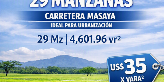 Oportunidad Única de Inversión en Carretera Masaya.